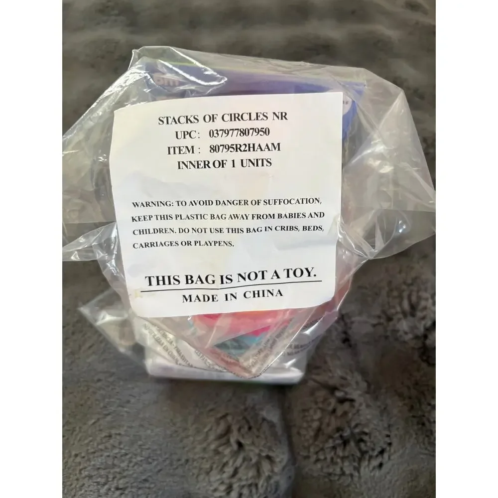 Sassy Stacks of Circles Ring Stacker Toy 6m+ New in Package